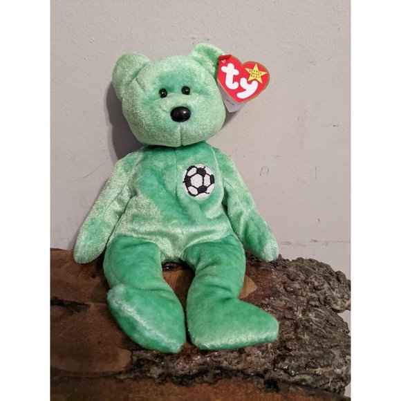 beanie Baby rare Kicks.  ERRORS!  No Ins. Stamp, Tush Tag 1999, Ear Tag 1998 - Picture 1 of 10
